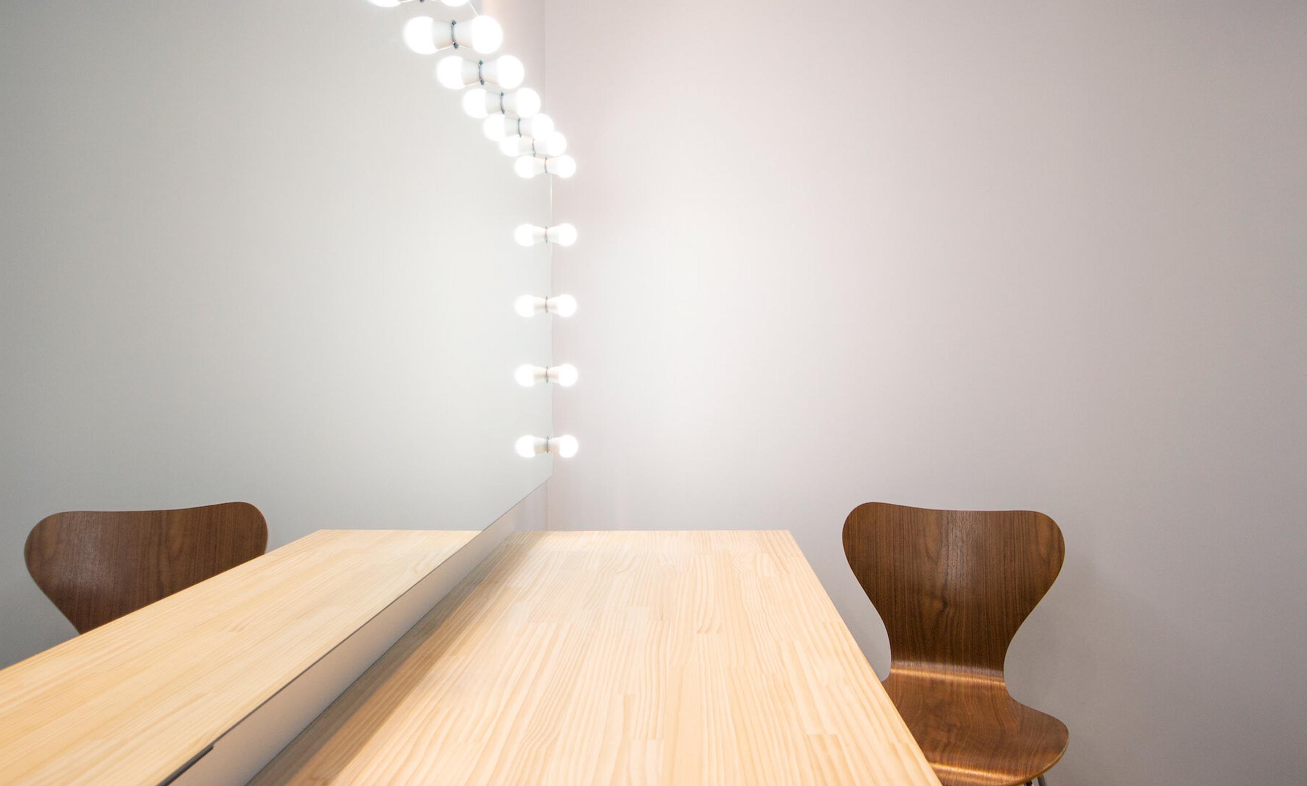 メイクルームとVIPルーム